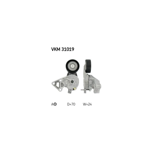 Натягувач ременя з роликом SKF VKM 31019 зображення 1