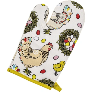Кухонна прихватка Home Line Рукавиця Курочки 17x28 см (182829) зображення 1