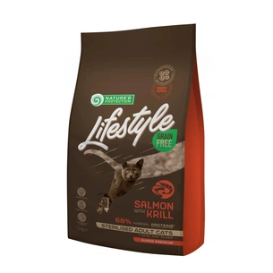 Сухий корм для кішок Nature's Protection Lifestyle Grain Free Salmon with krill Sterilised 1.5 кг (NPLS45799) зображення 1