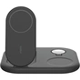 Зарядний пристрій Belkin 3in1 Magnetic Foldable iPhone/Watch/AirPods Qi2 15W black (WIZ029VFBK) - зменшене зображення 1