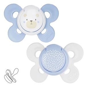 Пустушка Chicco Physio Comfort силіконова від 2 до 6 місяців 2шт. (блакитна) (74931.21.00) зображення 1