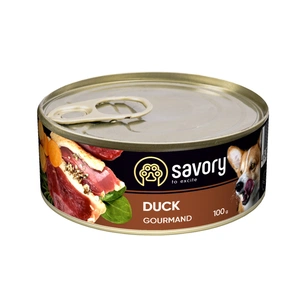 Консерви для собак Savory Dog Gourmand качка 100 г (4820232630457) зображення 1