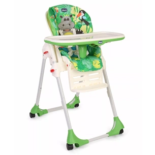 Стілець для годування Chicco Polly Easy Зелений (79565.64) зображення 1