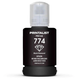 Чорнило Printalist Epson M100/M200 140г Black Pigmented (PL774BP) зображення 1
