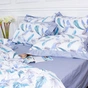 Постільна білизна MirSon Satin print Elit Azure Jay 200х220 (2200005394274) - зменшене зображення 1