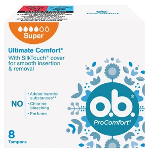 Тампони o.b. ProComfort Super 8 шт. (3574660234343/3574661331140) зображення 1