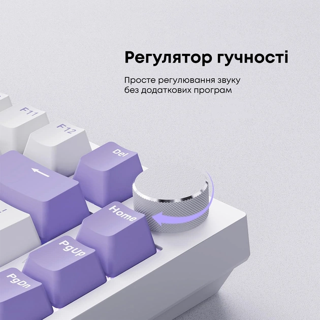 Клавіатура Ajazz AK820 Sea Salt Switch White USB-C (AK820-SS-PWB) - зображення 12