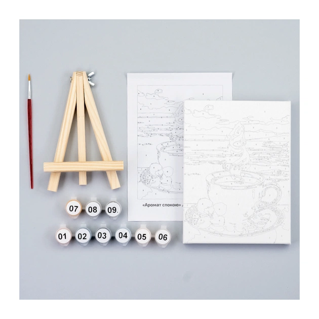 Картина по номерам Rosa Аромат спокою, 15х20см, з мольбертом (4823098548645) - picture 3
