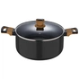 Каструля Bergner Earth black, з кришкою 24 см, 4.3 л (BG-32036-BK) - зменшене зображення 2