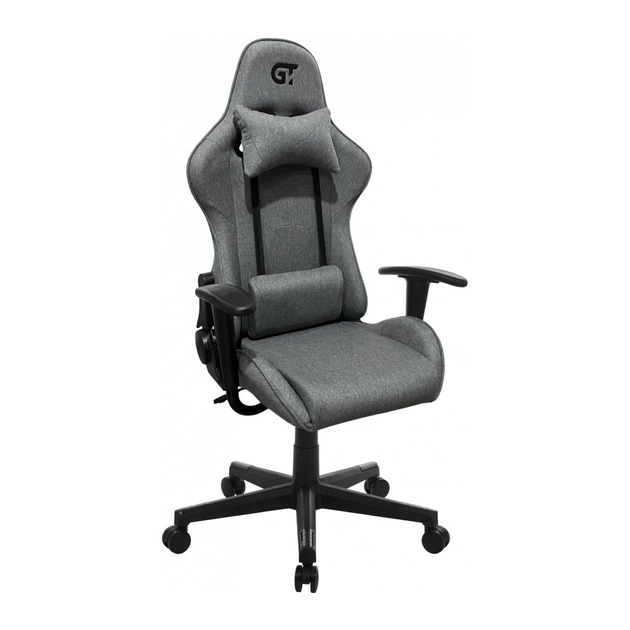 Крісло ігрове GT Racer X-2316 Gray/Gray (X-2316 Fabric Gray/Gray) - зображення 1