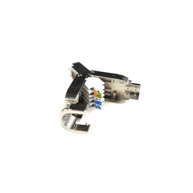 Конектор Eserver RJ45 cat.6A FTP 8P8C, безінструментальний (WT-6084-FTP) - picture 4