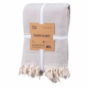 Плед Ardesto Summer 100% бавовна, сірий 210х230 см (ART0922SG) зображення 1