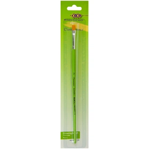 Пензлик для малювання ZiBi синтетика пласка №2, (ZB.6933SF-2b) зображення 1