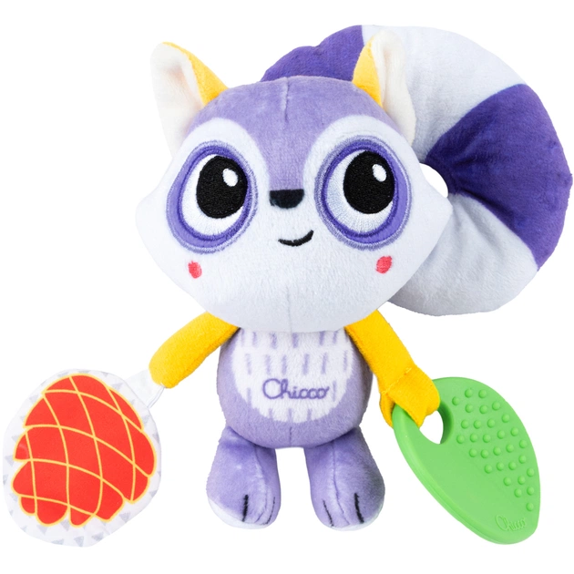 Іграшка на коляску Chicco Єнот брязкальце м'яка (8058664164820) (11563.00) - picture 1