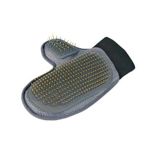 Гребінець для тварин Trixie Рукавиця масажна 18x24 см (4011905233925) изображение 1