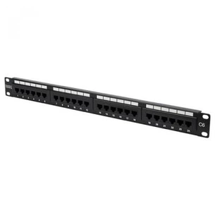 Патч-панель Digitus 19" 24хRJ-45 UTP cat. 6 в сборе (DN-91624U) изображение 1
