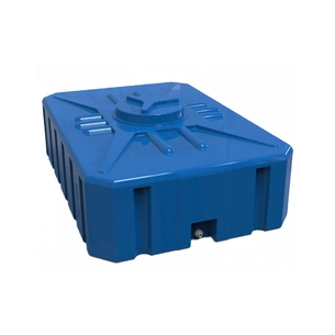 Ємність для води Євро Пласт квадратна харчова 500 л прямокутна синя (922) зображення 1