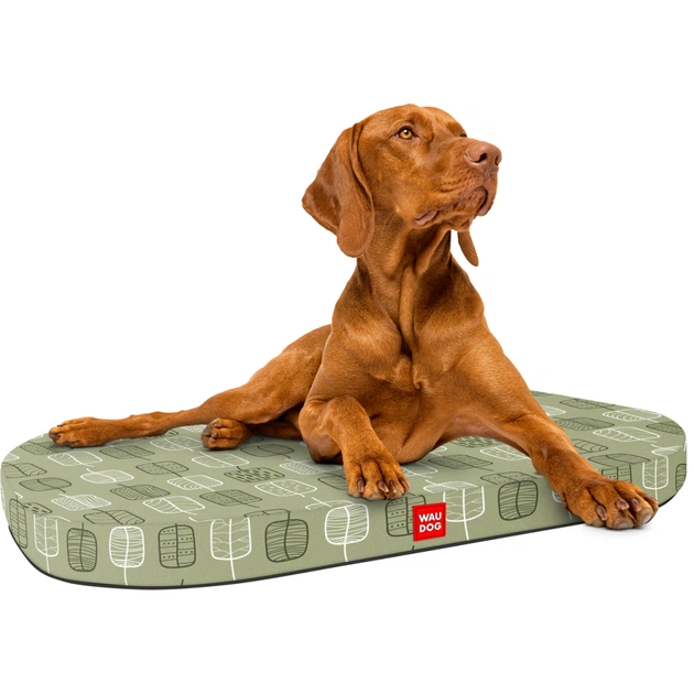 Чохол на матраци для тварин WAUDOG Relax Зелене листя М 80х55 см (1309-0108) - picture 3