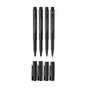 Лайнер Faber-Castell набор капиллярных ручек кисточки Pitt Artist Pen Comic Black Set, (SB, 1,5, F, XS) цвет черный (30337) - уменьшенное изображение 3