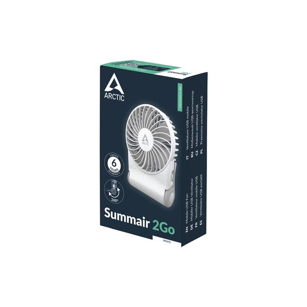 Вентилятор Arctic USB-C SUMMAIR 2GO WHITE (AEBRZ00029A) - picture 8