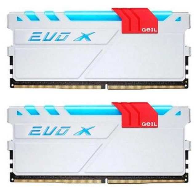 Модуль пам'яті для комп'ютера DDR4 16GB (2x8GB) 2400 MHz EVO X Geil (GEXW416GB2400C15DC) - изображение 1