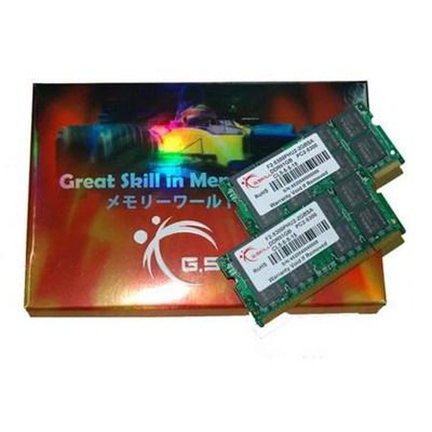 Модуль пам'яті для ноутбука SoDIMM DDR2 1GB 667 MHz G.Skill (F2-5300PHU1-1GBSA) - зображення 1