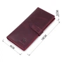 Гаманець Grande Pelle Бордовий (11561) - зменшене зображення 3
