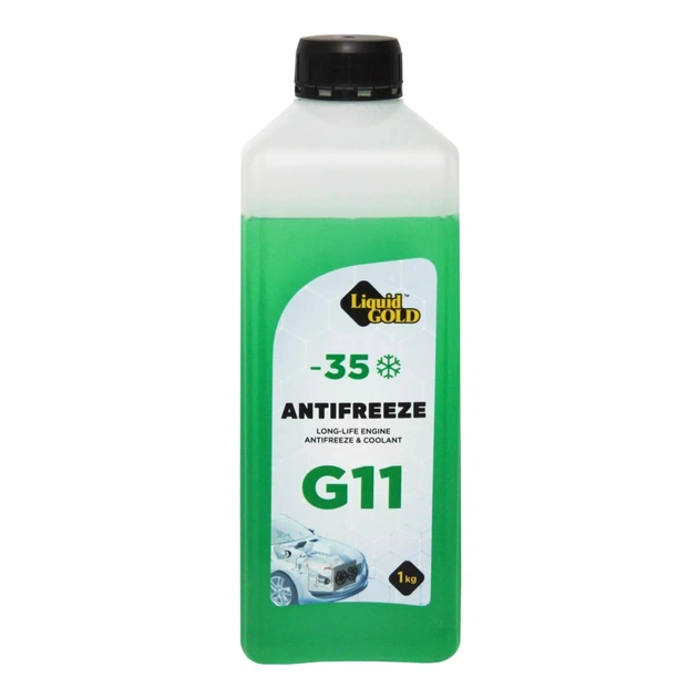 Антифриз Liquid Gold G11 -35°C Зелёный 1 л (300571) - изображение 1