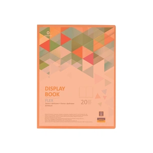 Папка з файлами Optima А4 з 20 файлами "FLEX", помаранчева (O32122-06) зображення 1