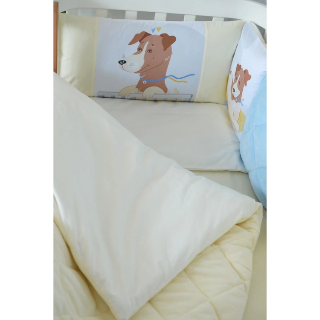 Дитячий постільний набір Верес "Velour Friendly Pes" (5 од ) (218.13) - picture 4