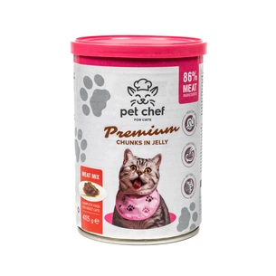Вологий корм для кішок Pet Chef М'ясний мікс 415 г (4820255193571) зображення 1