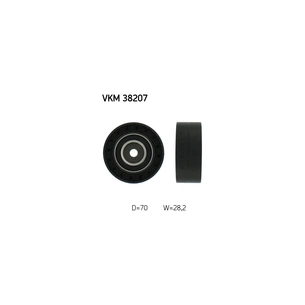Ролик натягувача ременя SKF VKM 38207 зображення 1
