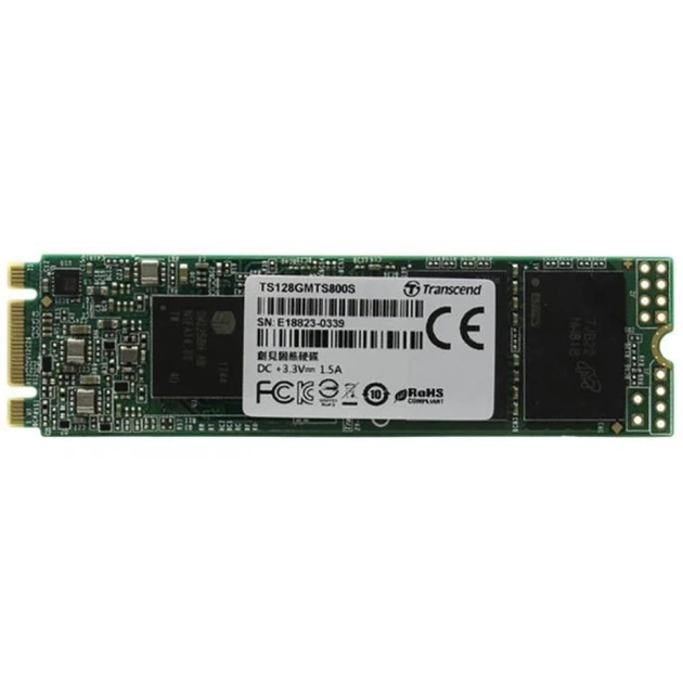 Накопичувач SSD M.2 2280 128GB Transcend (TS128GMTS830S) - изображение 1