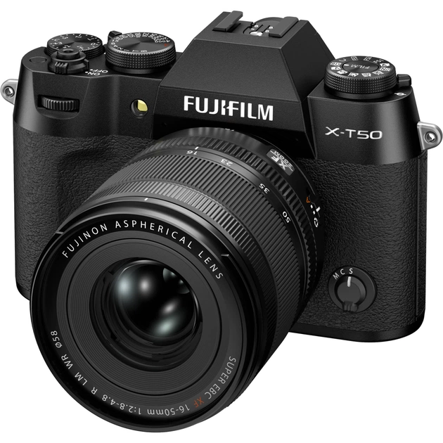 Цифровий фотоапарат Fujifilm X-T50 + XF16-50mmF2.8-4.8 R LM WR Kit Black (16828478) - зображення 3