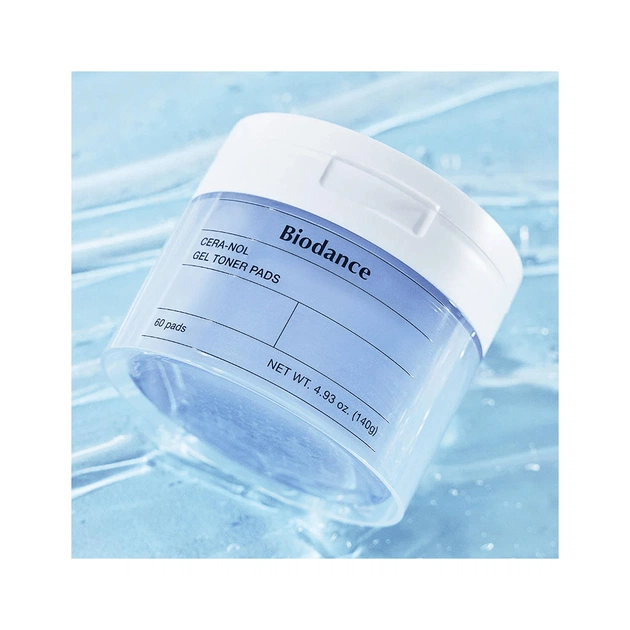 Патчі для обличчя Biodance Cera-Nol Gel Toner Pads 60 шт. (8809937361206) - picture 4
