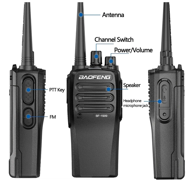 Портативна рація Baofeng BF-1909 10W - picture 3
