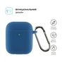 Чохол для навушників Armorstandart Ultrathin Silicone Case With Hook для Apple AirPods 2 Lake Blue (ARM59683) - зменшене зображення 2