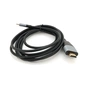Кабель мультимедійний USB-C to HDMI M 1.8m 4K60Hz black Voltronic (YT-HDMI (M)-Type-C (M)-B) - зменшене зображення 3