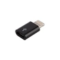 Перехідник Lightning to Micro USB Lapara (LA-Lightning-MicroUSB-adaptor black) - зменшене зображення 1