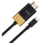 Кабель мультимедійний USB-C to HDMI 1.5m v2.1 8K60Hz Gold plated Vinga (VCPVCCH2115) - зменшене зображення 2