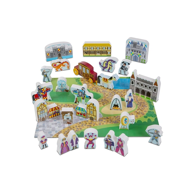 Ігровий набір Melissa&Doug дерев'яний "Замок" (MD10979) - зображення 1