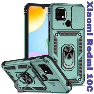 Чохол до мобільного телефона BeCover Military Xiaomi Redmi 10C Dark Green (708335) зображення 1