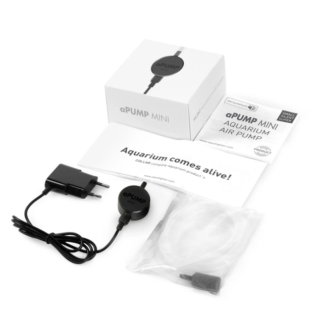 Компресор для акваріума Aqualighter aPUMP Mini безшумний до 40 л (7917) - picture 6