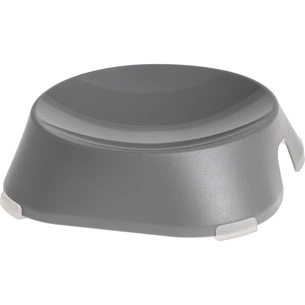Посуд для котів Fiboo Flat Bowl миска без антиковзких накладок світло-сіра (FIB0132) зображення 1