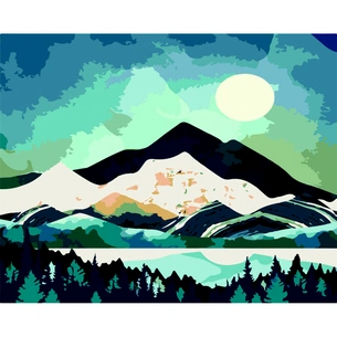 Картина по номерам ZiBi Гірські схили 40*50 см ART Line (ZB.64104) зображення 1