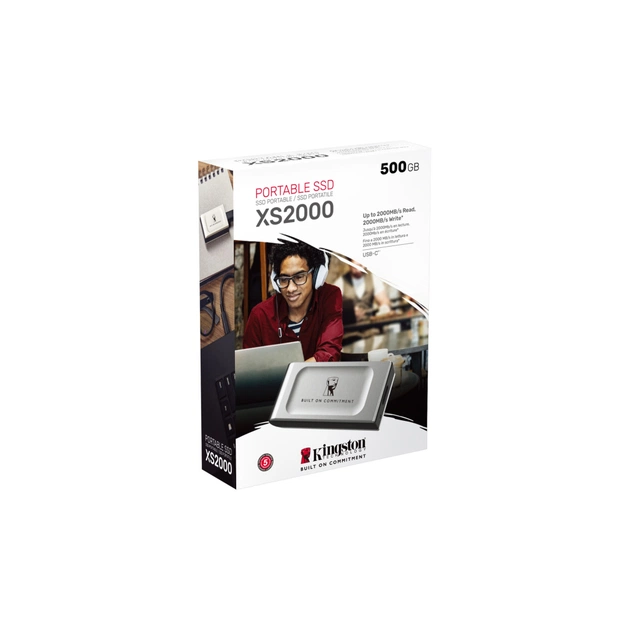 Накопичувач SSD USB Type-C 500GB XS2000 Kingston (SXS2000/500GA) - picture 4