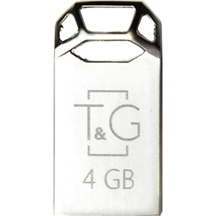 USB флеш накопичувач T&G 4GB 110 Metal Series Silver USB 2.0 (TG110-4G) зображення 1
