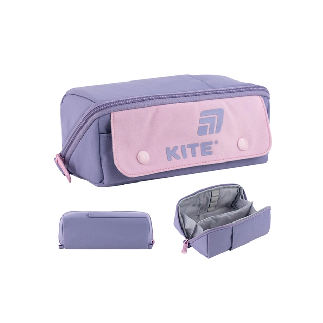 Пенал Kite 2702-2 фіолетово-рожевий (K25-2702-2) - зображення 1