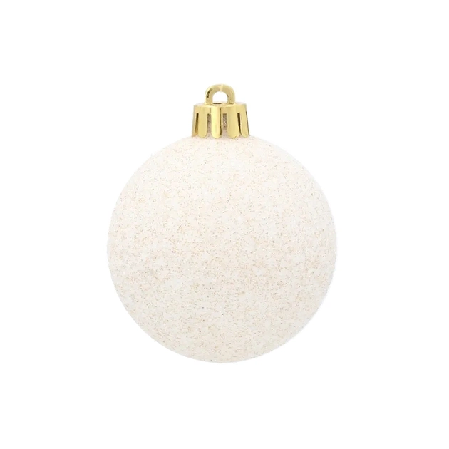 Ялинкова іграшка Chomik пластикові кульки компл. 16 шт, 6см, шампань (5900779853140_1) - picture 4