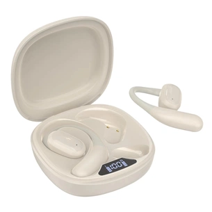 Навушники Choetech Open-ear з LED дисплеєм Beige (BH-T25-SK) зображення 1